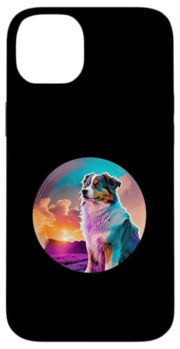 Australian Shepherd mit einer Vintage-80er-Ästhetik Hülle für iPhone 14 Plus Australian Shepherd mit einer Vintage-80er-Ästhetik Hülle für iPhone 14 Plus von Your Favorite Dog in Synthwave Aesthetic