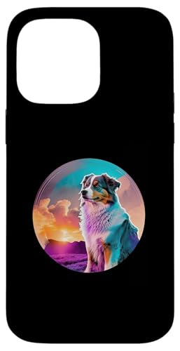 Australian Shepherd mit einer Vintage-80er-Ästhetik Hülle für iPhone 14 Pro Max Australian Shepherd mit einer Vintage-80er-Ästhetik Hülle für iPhone 14 Pro Max von Your Favorite Dog in Synthwave Aesthetic