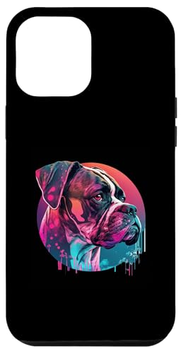 Boxer Dog Synthwave 80er Jahre Retrowave Aesthetic Hülle für iPhone 12 Pro Max Boxer Dog Synthwave 80er Jahre Retrowave Aesthetic Hülle für iPhone 12 Pro Max von Your Favorite Dog in Synthwave Aesthetic
