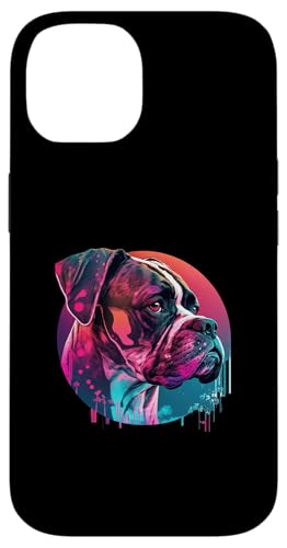 Boxer Dog Synthwave 80er Jahre Retrowave Aesthetic Hülle für iPhone 14 Boxer Dog Synthwave 80er Jahre Retrowave Aesthetic Hülle für iPhone 14 von Your Favorite Dog in Synthwave Aesthetic