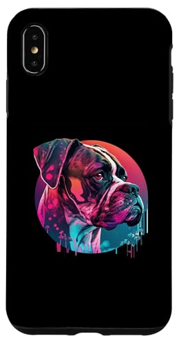 Boxer Dog Synthwave 80er Jahre Retrowave Aesthetic Hülle für iPhone XS Max Boxer Dog Synthwave 80er Jahre Retrowave Aesthetic Hülle für iPhone XS Max von Your Favorite Dog in Synthwave Aesthetic