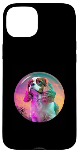 Cavalier King Charles Spaniel Synthwave 80er Jahre Ästhetik Hülle für iPhone 15 Plus Cavalier King Charles Spaniel Synthwave 80er Jahre Ästhetik Hülle für iPhone 15 Plus von Your Favorite Dog in Synthwave Aesthetic