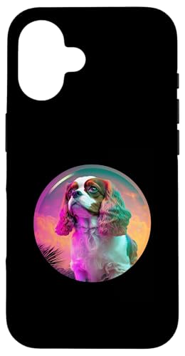 Cavalier King Charles Spaniel Synthwave 80er Jahre Ästhetik Hülle für iPhone 16 Cavalier King Charles Spaniel Synthwave 80er Jahre Ästhetik Hülle für iPhone 16 von Your Favorite Dog in Synthwave Aesthetic