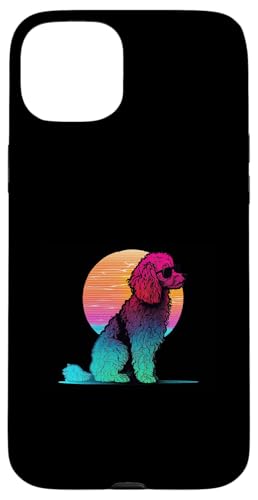 Pudel's Retro Synthwave Hülle für iPhone 15 Plus Pudel's Retro Synthwave Hülle für iPhone 15 Plus von Your Favorite Dog in Synthwave Aesthetic