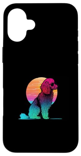 Pudel's Retro Synthwave Hülle für iPhone 16 Plus Pudel's Retro Synthwave Hülle für iPhone 16 Plus von Your Favorite Dog in Synthwave Aesthetic