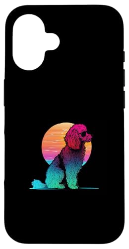 Pudel's Retro Synthwave Hülle für iPhone 16 Pudel's Retro Synthwave Hülle für iPhone 16 von Your Favorite Dog in Synthwave Aesthetic