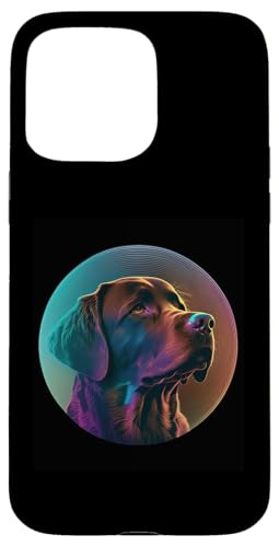 Retrowave-Nächte mit Chocolate Lab Aesthetic Hülle für iPhone 15 Pro Max Retrowave-Nächte mit Chocolate Lab Aesthetic Hülle für iPhone 15 Pro Max von Your Favorite Dog in Synthwave Aesthetic