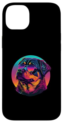 Rottweilers Synthwave-Traumlandschaft Hülle für iPhone 14 Plus Rottweilers Synthwave-Traumlandschaft Hülle für iPhone 14 Plus von Your Favorite Dog in Synthwave Aesthetic