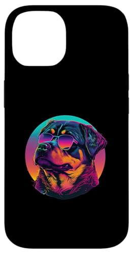 Rottweilers Synthwave-Traumlandschaft Hülle für iPhone 14 Rottweilers Synthwave-Traumlandschaft Hülle für iPhone 14 von Your Favorite Dog in Synthwave Aesthetic