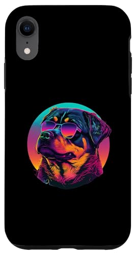 Rottweilers Synthwave-Traumlandschaft Hülle für iPhone XR Rottweilers Synthwave-Traumlandschaft Hülle für iPhone XR von Your Favorite Dog in Synthwave Aesthetic