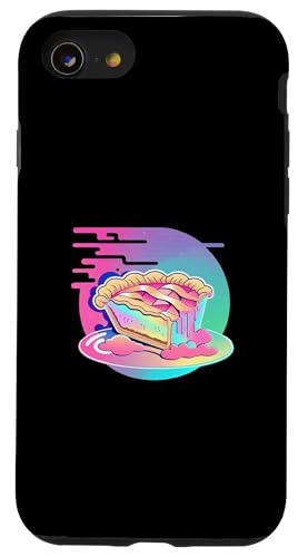 Apple Pie Synthwave Vintage aus den Achtzigern Hülle für iPhone SE (2020) / 7 / 8 von Your Favorite Food in Vaporwave Aesthetic