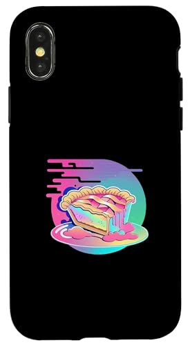 Apple Pie Synthwave Vintage aus den Achtzigern Hülle für iPhone X/XS Apple Pie Synthwave Vintage aus den Achtzigern Hülle für iPhone X/XS von Your Favorite Food in Vaporwave Aesthetic