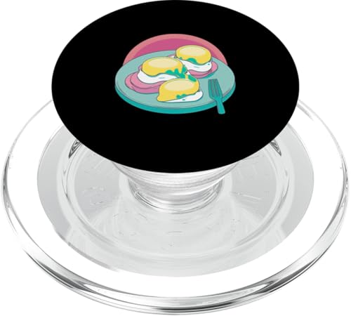 Artistic Eggs Benedikt für ein kreatives Mahlzeitenerlebnis PopSockets PopGrip für MagSafe Artistic Eggs Benedikt für ein kreatives Mahlzeitenerlebnis PopSockets PopGrip für MagSafe von Your Favorite Food in Vaporwave Aesthetic