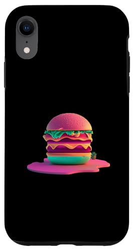Cheeseburger Vaporwave Retrowave Aesthetic Hülle für iPhone XR Cheeseburger Vaporwave Retrowave Aesthetic Hülle für iPhone XR von Your Favorite Food in Vaporwave Aesthetic