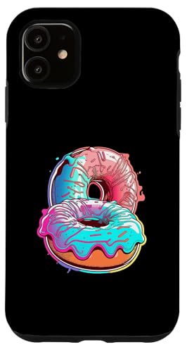 Donuts Vaporwave Synthwave Aesthetic Hülle für iPhone 11 Donuts Vaporwave Synthwave Aesthetic Hülle für iPhone 11 von Your Favorite Food in Vaporwave Aesthetic
