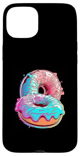 Donuts Vaporwave Synthwave Aesthetic Hülle für iPhone 15 Plus Donuts Vaporwave Synthwave Aesthetic Hülle für iPhone 15 Plus von Your Favorite Food in Vaporwave Aesthetic