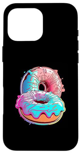 Donuts Vaporwave Synthwave Aesthetic Hülle für iPhone 16 Pro Max Donuts Vaporwave Synthwave Aesthetic Hülle für iPhone 16 Pro Max von Your Favorite Food in Vaporwave Aesthetic