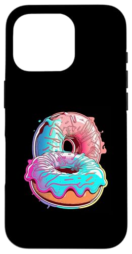 Donuts Vaporwave Synthwave Aesthetic Hülle für iPhone 16 Pro Donuts Vaporwave Synthwave Aesthetic Hülle für iPhone 16 Pro von Your Favorite Food in Vaporwave Aesthetic