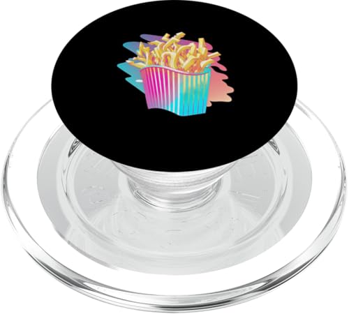 Pommes Frites Vaporwave Style Art Aesthetic PopSockets PopGrip für MagSafe Pommes Frites Vaporwave Style Art Aesthetic PopSockets PopGrip für MagSafe von Your Favorite Food in Vaporwave Aesthetic