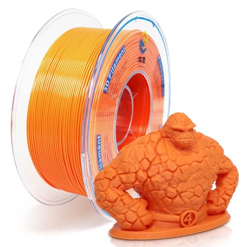 YOUSU 3D Printer Filament, PLA Filament 1.75mm 1kg(2.2lbs) for 3D Printer & 3D Pen（PLA Orange） von Yousu