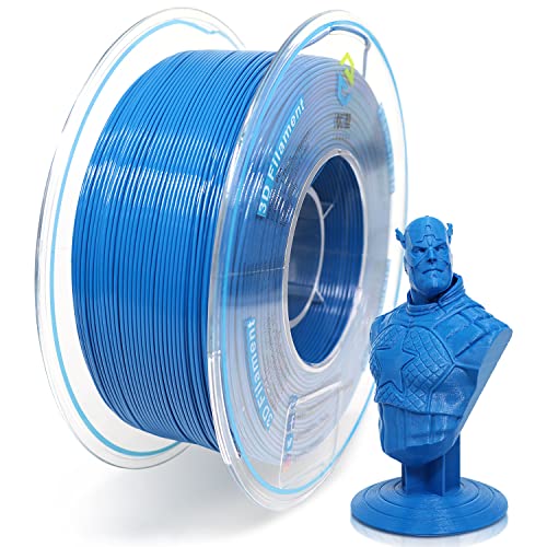 YOUSU Blau PLA Filament 1.75mm 1kg,3D Drucker Filament Maßgenauigkeit +/- 0.03mm,Glatter Druck Passend für die Meisten Drucker von Yousu