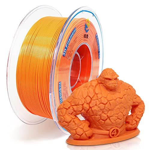 YOUSU Orange PLA Filament 1.75mm 1kg,3D Drucker Filament Maßgenauigkeit +/- 0.03mm,Glatter Druck Passend für die Meisten Drucker von Yousu