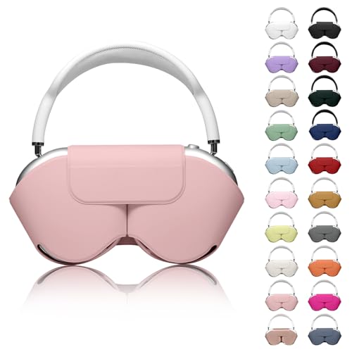 Youtec Schutzhülle für Apple Airpods Max, Kopfhörer-Schutzhülle für AirPod Max, unterstützt den Schlafmodus, kratzfest und staubdicht, Airpod Pro Max aus PU-Leder, Pink 2 Youtec Schutzhülle für Apple Airpods Max, Kopfhörer-Schutzhülle für AirPod Max, unterstützt den Schlafmodus, kratzfest und staubdicht, Airpod Pro Max aus PU-Leder, Pink 2 von Youtec