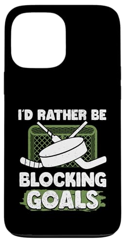 Eishockey-Torwart Hülle für iPhone 13 Pro Max Eishockey-Torwart Hülle für iPhone 13 Pro Max von Youth Hockey Goalie Gifts for Boys