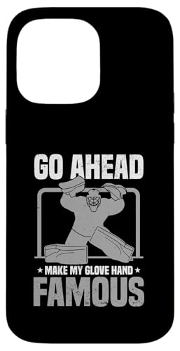 Eishockey-Torwart Hülle für iPhone 14 Pro Max von Youth Hockey Goalie Gifts for Boys