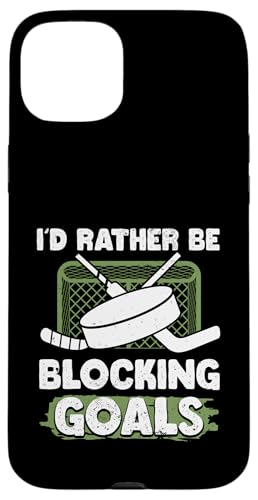 Eishockey-Torwart Hülle für iPhone 15 Plus von Youth Hockey Goalie Gifts for Boys