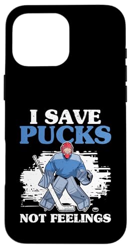 Eishockey-Torwart Hülle für iPhone 16 Pro Max von Youth Hockey Goalie Gifts for Boys