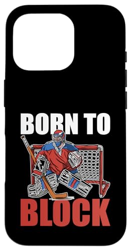 Eishockey-Torwart Hülle für iPhone 16 Pro von Youth Hockey Goalie Gifts for Boys