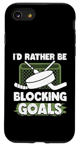 Eishockey-Torwart Hülle für iPhone SE (2020) / 7 / 8 von Youth Hockey Goalie Gifts for Boys