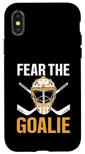 Eishockey-Torwart Hülle für iPhone X/XS Eishockey-Torwart Hülle für iPhone X/XS von Youth Hockey Goalie Gifts for Boys