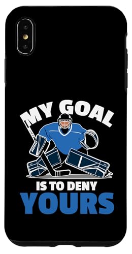 Eishockey-Torwart Hülle für iPhone XS Max von Youth Hockey Goalie Gifts for Boys