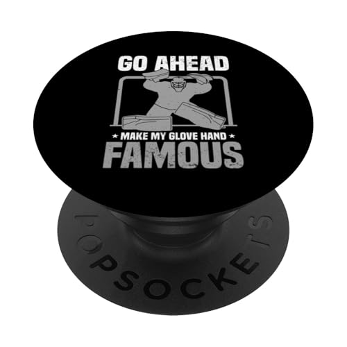Eishockey-Torwart PopSockets Klebender PopGrip von Youth Hockey Goalie Gifts for Boys