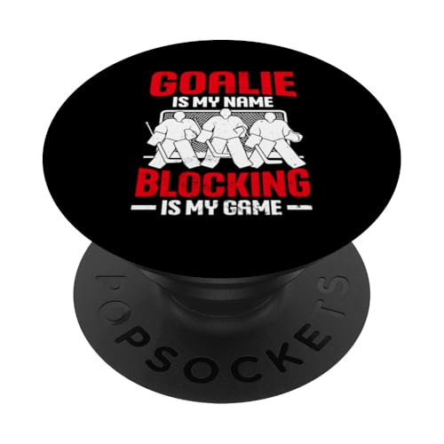 Eishockey-Torwart PopSockets Klebender PopGrip von Youth Hockey Goalie Gifts for Boys