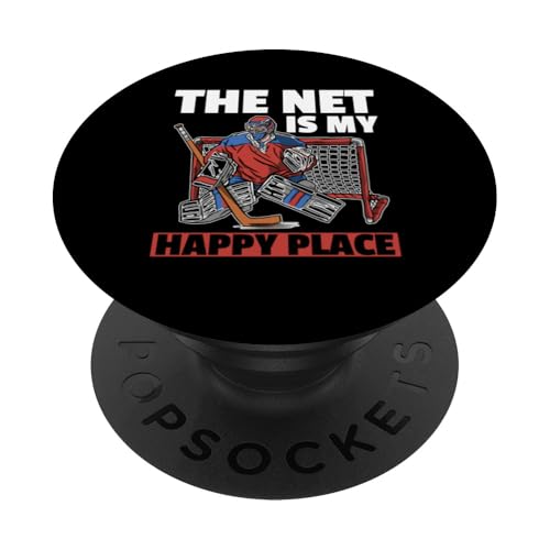 Eishockey-Torwart PopSockets Klebender PopGrip von Youth Hockey Goalie Gifts for Boys