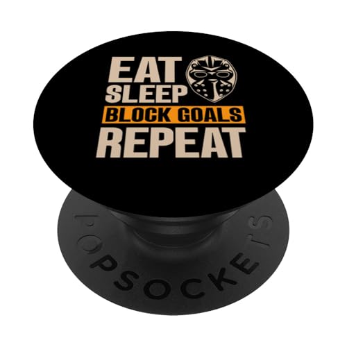 Eishockey-Torwart PopSockets Klebender PopGrip von Youth Hockey Goalie Gifts for Boys