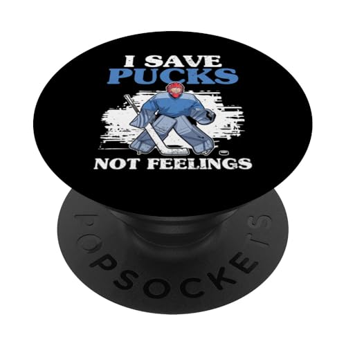 Eishockey-Torwart PopSockets Klebender PopGrip von Youth Hockey Goalie Gifts for Boys