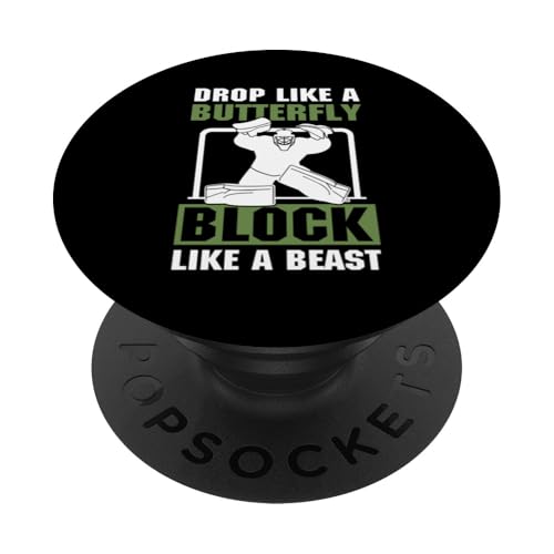 Eishockey-Torwart PopSockets Klebender PopGrip von Youth Hockey Goalie Gifts for Boys