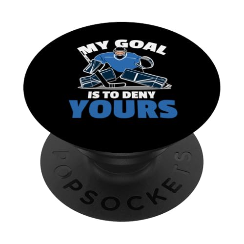 Eishockey-Torwart PopSockets Klebender PopGrip von Youth Hockey Goalie Gifts for Boys