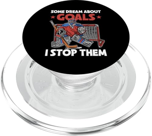 Eishockey-Torwart PopSockets PopGrip für MagSafe von Youth Hockey Goalie Gifts for Boys