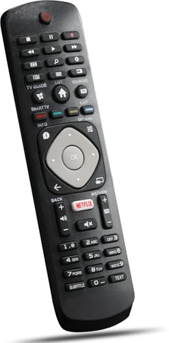 Ersatz-TV-Fernbedienung Kompatibel mit Philips TV – Ersatzfernbedienung für Philips Smart TVs Ersatz-TV-Fernbedienung Kompatibel mit Philips TV – Ersatzfernbedienung für Philips Smart TVs von Youya