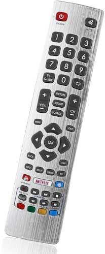 SHW/RMC/0115 Ersatz-TV-Fernbedienung, kompatibel mit Sharp Sharp Aquos UHD 4K Freeview-Fernsehern SHW/RMC/0115 Ersatz-TV-Fernbedienung, kompatibel mit Sharp Sharp Aquos UHD 4K Freeview-Fernsehern von Youya