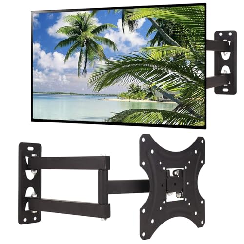 Youyijia TV Wandhalterung für 17-42 Zoll, Schwenkbare Neigbare TV Halterung, für Flach & Curved Fernseher oder Monitor bis zu 45kg max. Youyijia TV Wandhalterung für 17-42 Zoll, Schwenkbare Neigbare TV Halterung, für Flach & Curved Fernseher oder Monitor bis zu 45kg max. von Youyijia