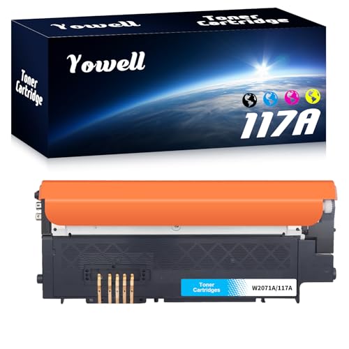 117A Toner Cyan Kompatible für HP 117A Cyan Toner für Toner HP Color Laser MFP 179fwg MFP 178nwg 150nw 179fnw 178nw 179 178 Laser 150a 150w,1* 117A Cyan von Yowell