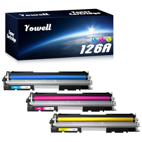 126A CE311A CE312A CE313A Toner Kompatible für HP 126A 130A CE311A CE312A CE313A für HP Laserjet Pro 100 Color MFP M175 M175A M175nw M176 M176FN M177 M177FW M275 M275NW von Yowell