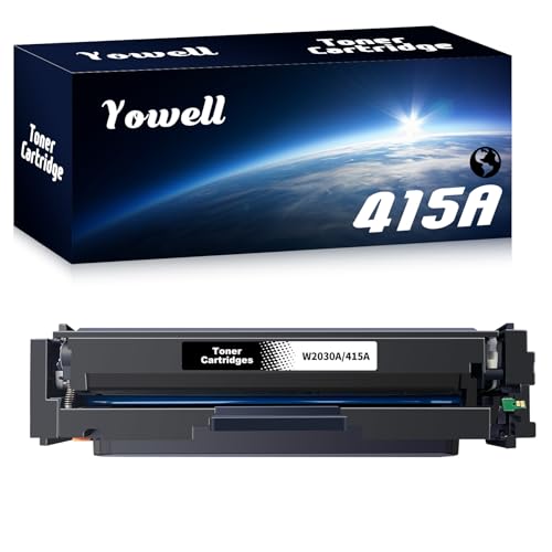 415A Toner Schwarz Mit Chip Kompatible für HP 415A Toner Schwarz für Toner HP Color Laserjet Pro MFP M479fdw M479fnw M479dw M479fdn M454dw M454dn W2030A, 1* 415A Schwarz von Yowell