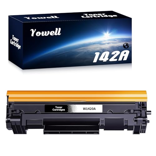 Yowell 142A Schwarz Toner Kein Chip Ersatz für HP 142A W1420A 1420X Toner Schwarz für HP Laserjet MFP m140we m140w m139we m139w von Yowell